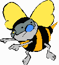 Busy bee (2.3 KB GIF)