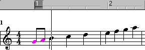Selection of two eighth notes (1.3 KB GIF)