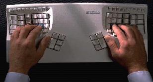 Kinesis ergonomic computer keyboard